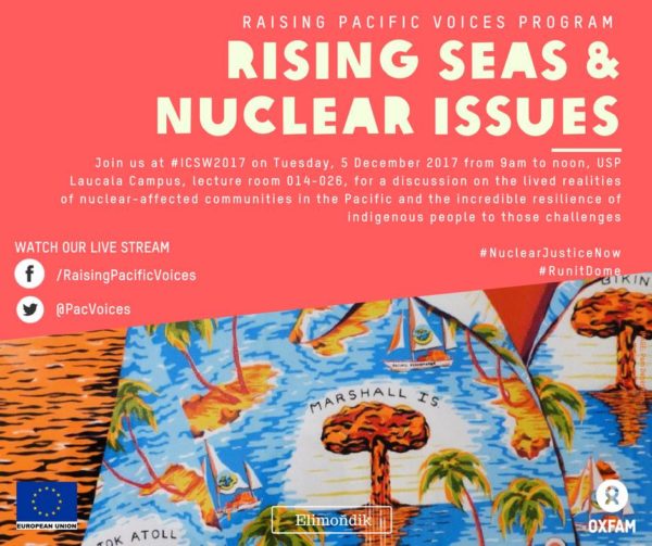 Rising Seas and Nuclear Issues in Oceania banner