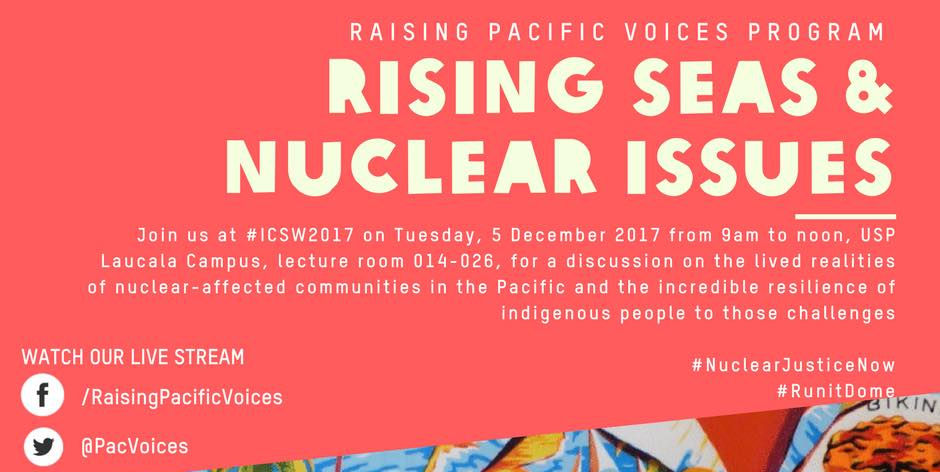 Rising Seas and Nuclear Issues in Oceania