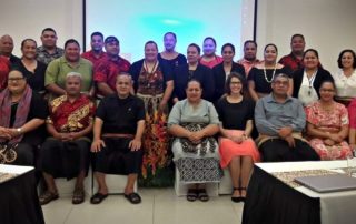 Planners and budget staff from the Tongan Government attend the MFNP Risk Screening Workshop in Nuku’alofa (Photo: UNDP Tonga)