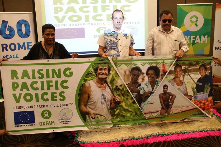 Oxfam and Pacific Disability Forum launch EU-funded program aimed at strengthening Pacific civil society