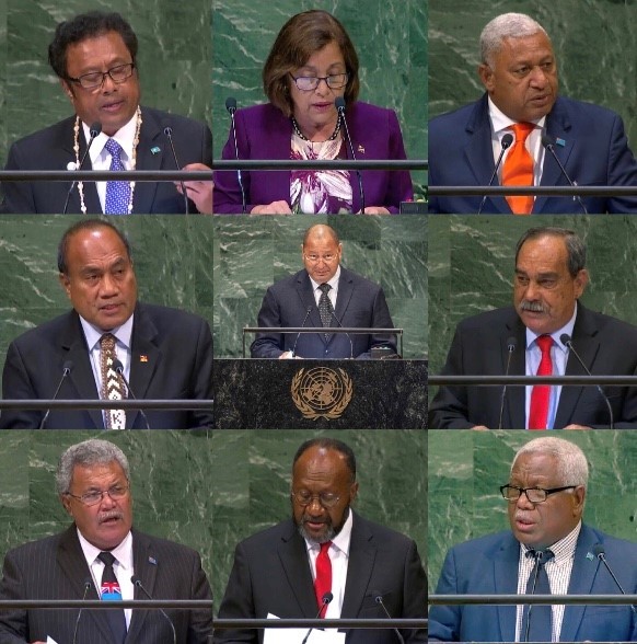 Pacific leaders at the UN