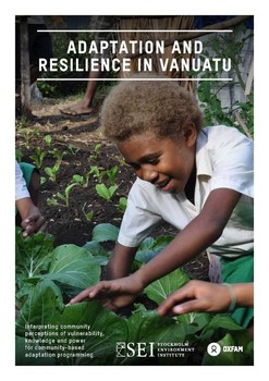 Adaption & Resilience in Vanuatu A Capacity Development Plan for CSOs in the Pacific