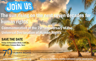 The sun rising on the next seven decades for human rights