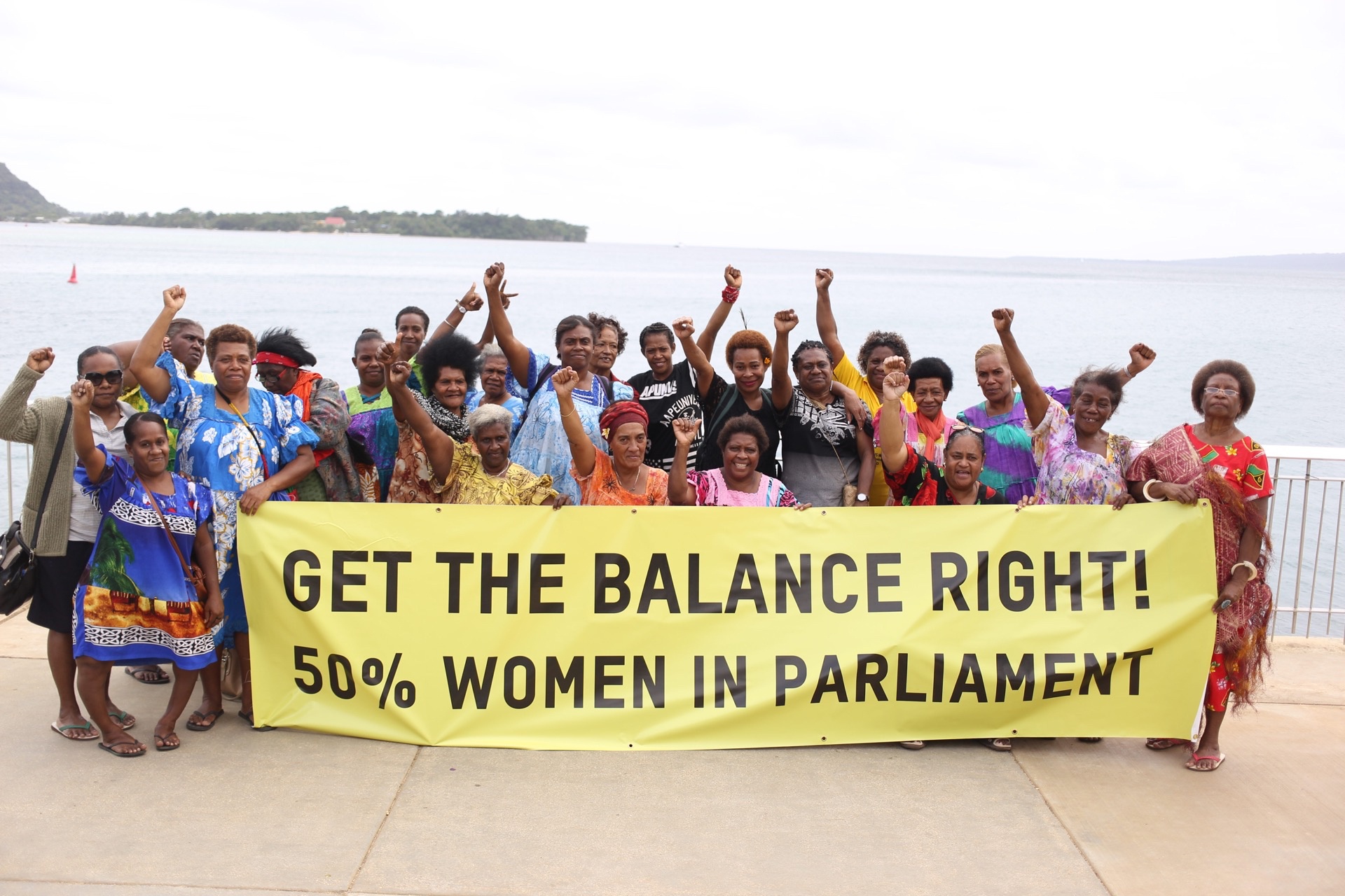 VSCIN women deliver statement to UN.