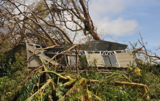 Luganville, Vanuatu: Scenes of destruction from Cyclone Harold which tore through the island nations of Vanuatu, Fiji, Tonga and the Solomon Islands in April 2020. A category 5 storm it carried with it wind gust of over 275km/h and up to 18" of rain in parts. Despite the COVID-19 pandemic Oxfam has been responding through local office and partners.